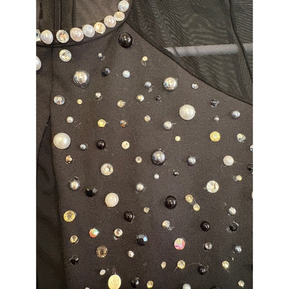 Dance Leotard Performance Wear‎ Black Long Sleeve Gymnastics Unitard Kids M - Picture 8 of 16